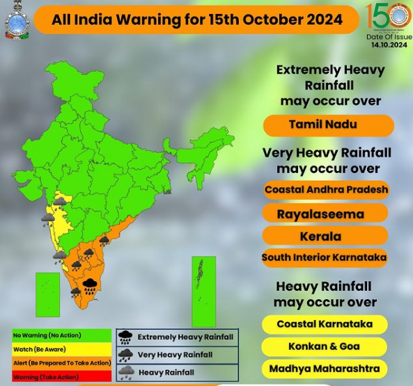 Rainfall LIVE Updates: Severe downpours in Kerala, Andhra Pradesh, Tamil Nadu, and Karnataka send states reeling