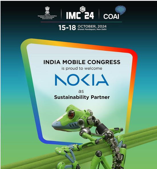 Nokia at India Mobile Congress 2024 to Display AI-powered innovations 5G, 6G, AI, and Sustainability Solutions