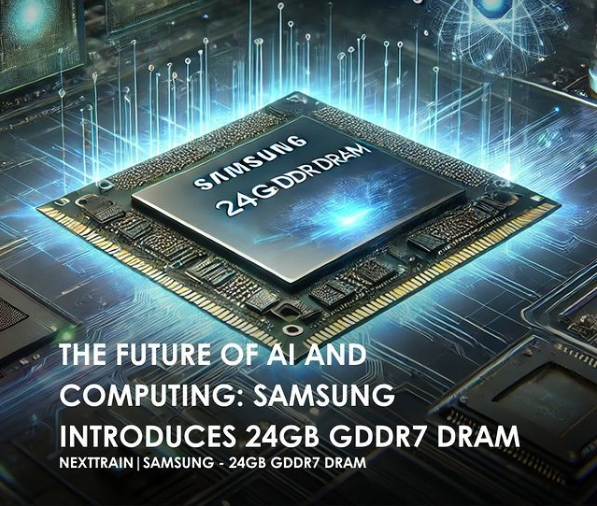 Samsung Creates the First 24GB GDDR7 DRAM in the Industry for AI Computing of the Future